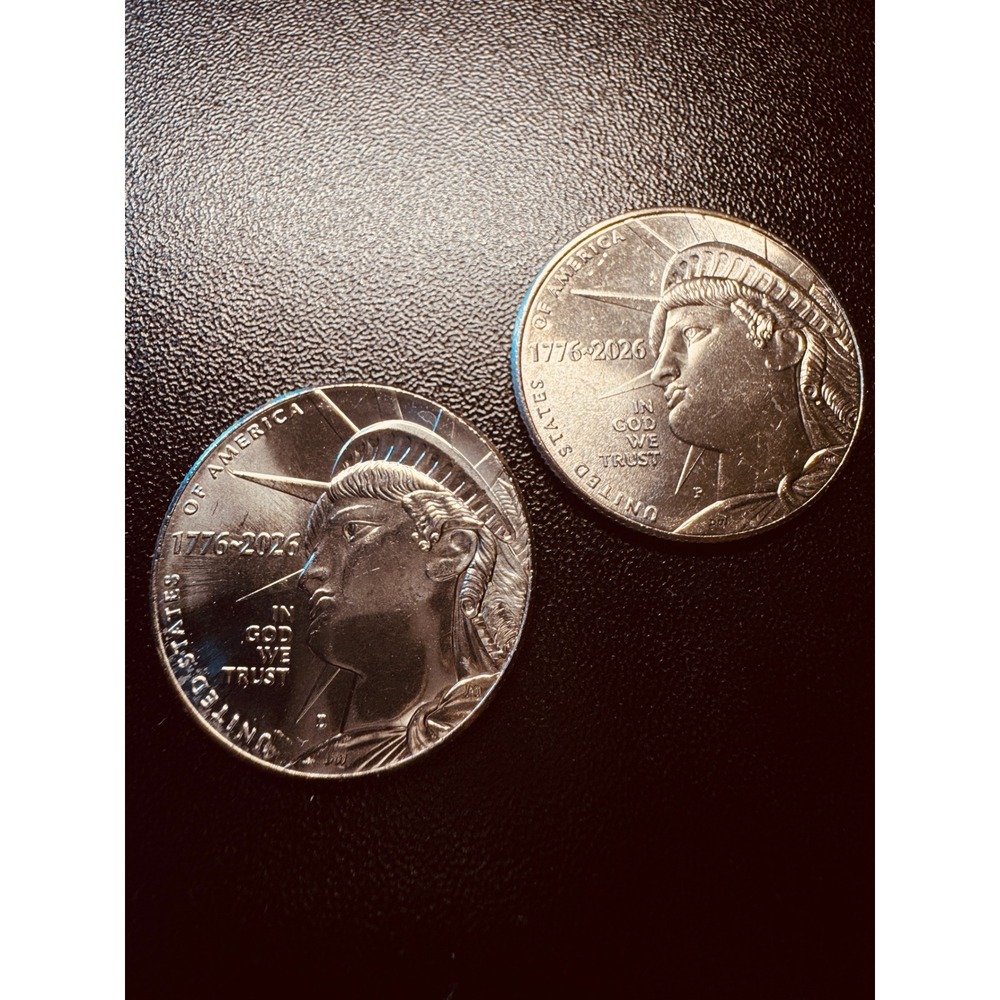 2026 US Liberty Semiquincentennial Half Dollar P & D Mint Set 1776-2026 Coins